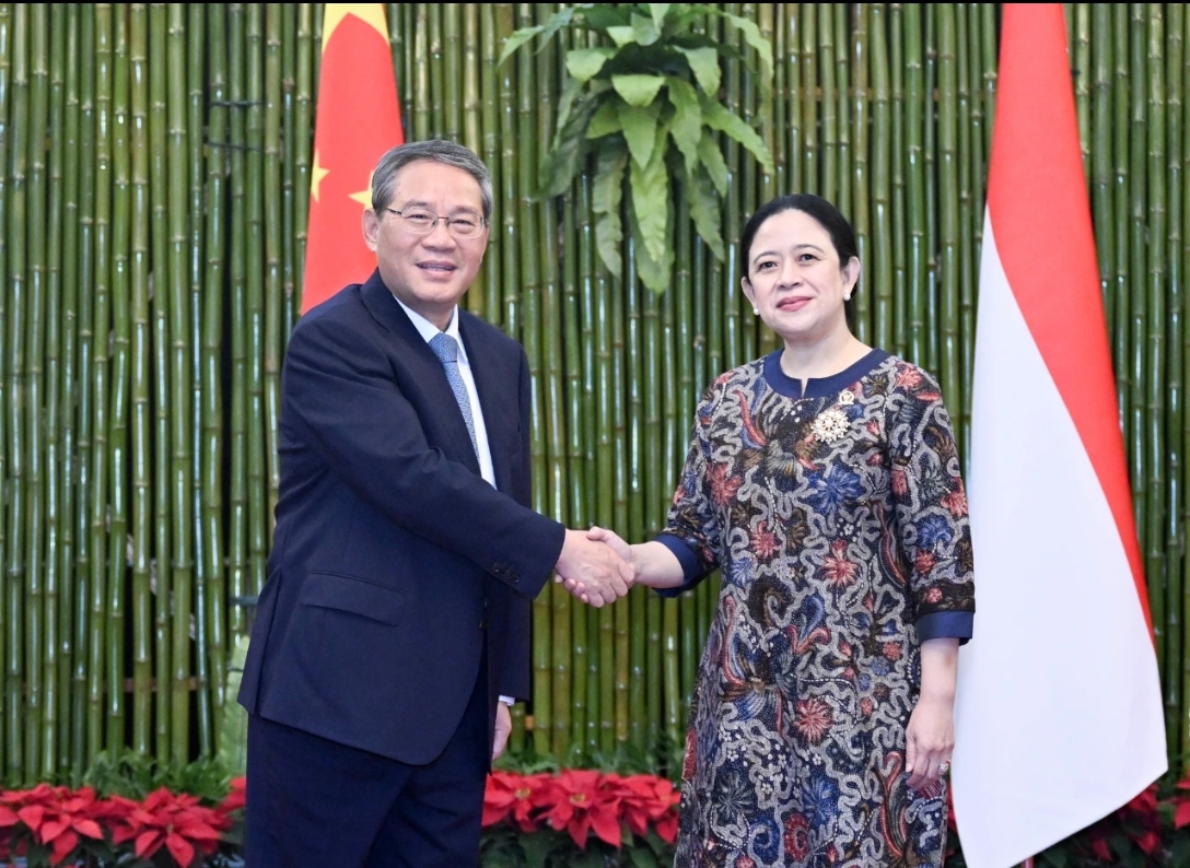 李强会见印尼国会议长布安，李强出席在印尼中资企业座谈会